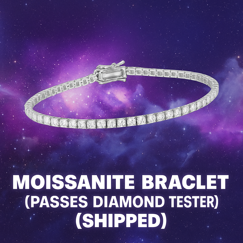 NEW!! MOISSANITE BRACLET *PASSES DIAMOND TESTER* (PREORDER)!!